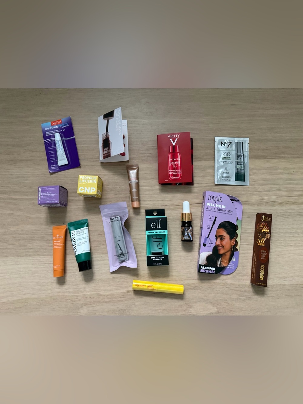 Beauty Samples 15 PC - Tarte|Elf|Vichy|Loreal|Kylie Cosmetic and more Lot|Bundle